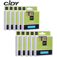 【Big-Sales】 KN Group CIDY Dymo D1 45023สำหรับ DYMO D1เทปฉลาก12มม. สีดำบนเครื่องพิมพ์ฉลากเหมาะสมผู้จัดการป้ายชื่อ LM160 450