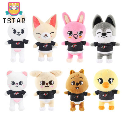 TS【ready Stock】Skzoo Plush Toys Stray Kids Anime Leeknow Hyunjin Plush Doll For Children Fans Gifts【cod】