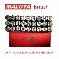 BateRpak 11112234Mm A-Z อังกฤษเหล็กซีล,แชสซีรถเหล็กคำหมัดแสตมป์ Maluta แสตมป์ตัวอักษร,27ชิ้นกล่อง