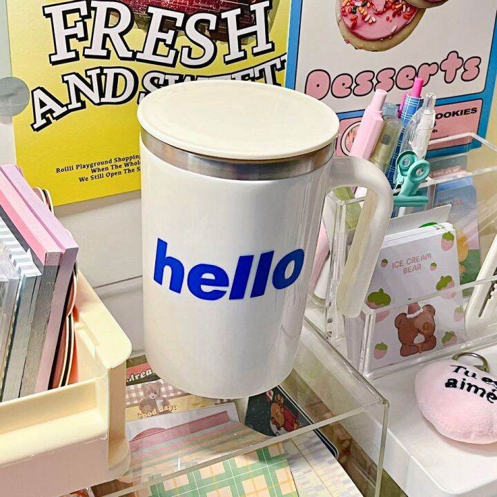 hello-stainless-steel-304-mug-with-insulation-water-cup-student-men-and-women-milk-coffee-juice