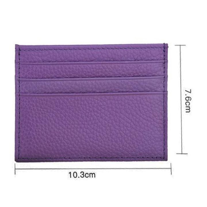 bibitop-genuine-leather-candy-color-credit-card-cover-multi-slot-id-card-holder-10-3-7-6cm