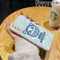 เคสปลอกสำหรับ Samsung Chenyyyka A7 2018ลายการ์ตูนปีศาจน้อยเคสโทรศัพท์ซิลิโคนดีไซน์ใหม่ฝาปิดเลนส์เต็มรูปแบบปกป้องกล่องกันกระแทก Softcase