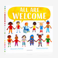World multicultural picture book all are welcome English original picture book Alexandra Penfold children all over the world go to school childrens English Enlightenment picture book paperback picture book 3-6 years old