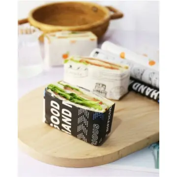 50pcs/100pcs) English Newspaper Greaseproof Kitchen Paper Sandwich Wrap  Parchment Oil Kertas Minyak Burger Fries