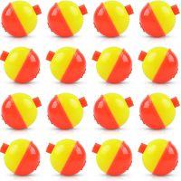 ♞▼ 5Pcs Fishing Float Bobbers Snap on Float Bobbers Hard ABS Push Button Round Buoy Float Bobber Fishing Tackle Accessories