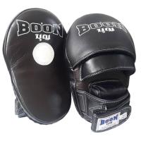 BOON focus mitts Punching LFMT Dark Brown Training Muay Thai MMA K1 เป้ามือบุญ มวยไทย แบบโค้ง สีน้ำตาลเข้ม สำหรับเทรนเนอร์ ในการฝึกซ้อมนักมวย