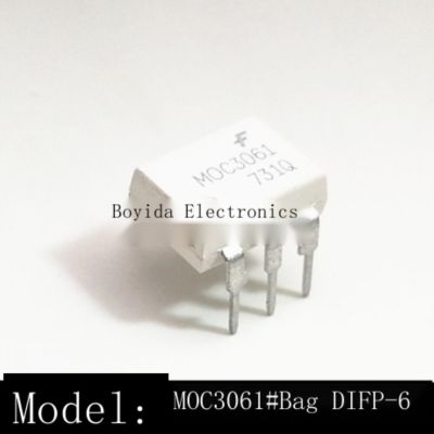 10Pcs ใหม่ MOC3061 DIP-6ปลั๊กตรง Triac MOC3061M สีขาว Optocoupler