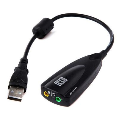 USB sound ,External 7.1 Channel Stereo Sound Adapter การด์เสียงยูเอสบีแบบสาย
