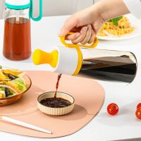 【CC】 1Pcs Seasoning Bottle Dispenser with 2 1 Dropper for BBQ Sauce