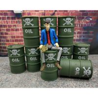 ถังน้ำมัน 1/12 พร็อพ ประกอบฉาก จัดฉาก ฟิกเกอร์ Oil Barrel 1:12 Figure Figma Model Prop Scenes