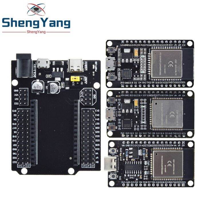 yf-esp32-development-board-type-c-usb-ch340c-wifi-bluetooth-ultra-low-core-esp32-devkitc-32-esp-wroom-32-expansion