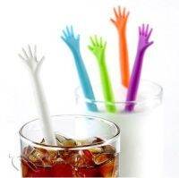 HILLKOFF : แท่งคนรูปมือ Drink Strir High Five