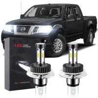 หลอดไฟหน้ารถยนต์ LED T12 6000K สีขาว แบบเปลี่ยน สําหรับ Nissan Frontier (D40) 2004 -2012 (1 คู่)