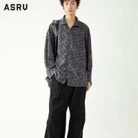 ASRV เสื้อเชิ้ตผู้ชายใหม่ลำลองใหม่เสื้อแขนยาวพิมพ์ลายหรูหรา