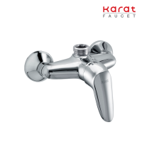 Karat Faucet ก๊อกผสมยืนอาบแบบก้านโยกติดผนัง สำหรับชุด Rain Shower ขนาด 3/4 นิ้ว (6 หุน) KF-26-780-50