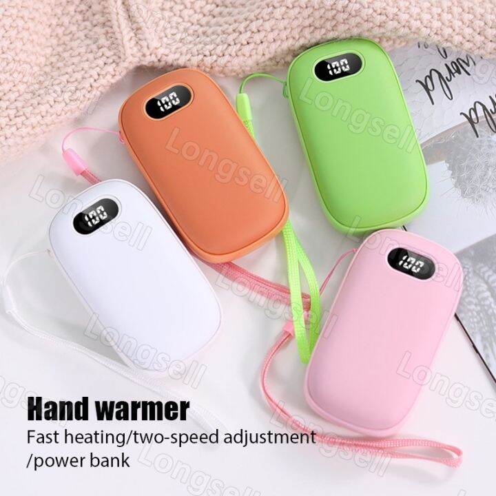 Portable USB Hand Warmer Rechargeable Electric Hand Heater Lazada.co.th