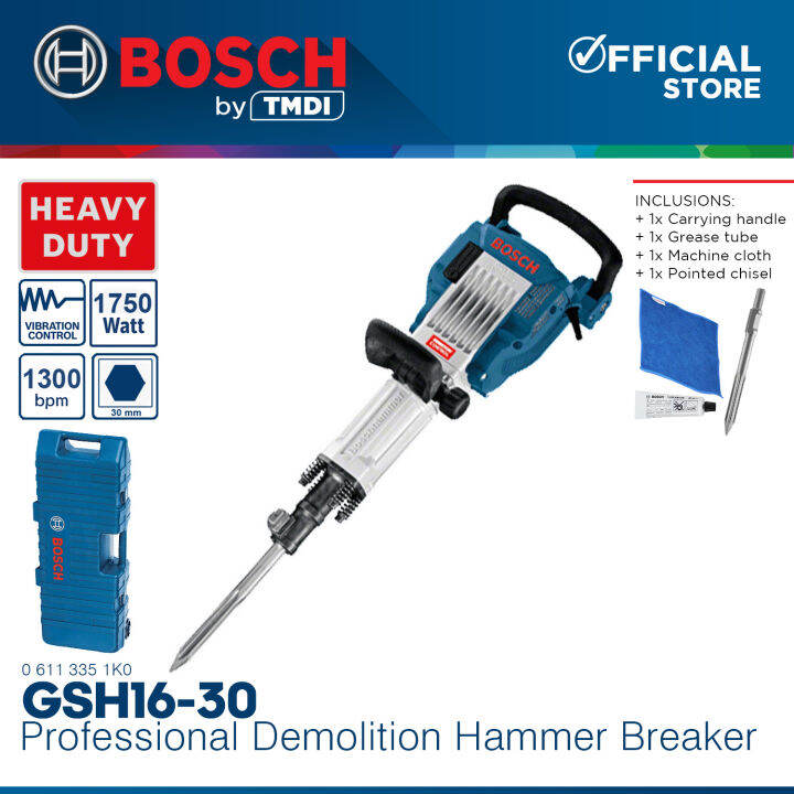 BOSCH Professional 1750W Demolition Hammer Breaker GSH 1630 06113351K0