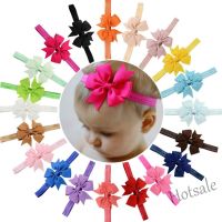 【hot sale】◐ C05 Baby Girls Headband Elastic Hair Bow Infant Toddler Bow Hair Accessories-567