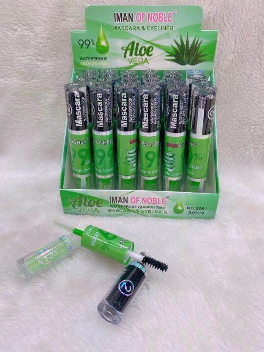 DOUBLE HEAD MASCARA EYELINER MASKARA ALOE VERA IMAN OF NOBLE NO6081