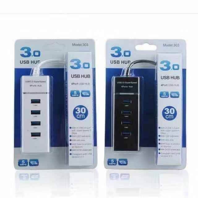 usb-hub-3-0-high-speed-4-port-ปลั๊กusb-สำหรับ-เชื่อมต่อกับคอมพิวเตอร์-โน็ตบุ๊ค-เมาท์-ถ่ายโอนข้อมูล