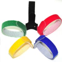 Releasable Colorful Nylon Straps Cable ties 50PCS 12*200mm Back to Back  Hook Loop Magic Tape Sticks For Power Wire Management Cable Management