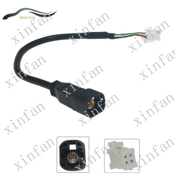 XINFAN Car Radio Audio 4Pin Conector Changer Port Adapter for