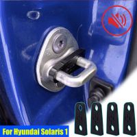 Door Lock Buffer Damper For Hyundai Solaris 1 2010-2017 Soundproof Insulation Quiet Deaf Creaking Noise Seal Stopper Deadener Decorative Door Stops