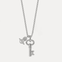 Westwood Vivian 2022 new key Saturn necklace for couples with the same three-dimensional planet clavicle chain womens sweater