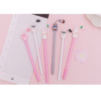 Cartoon Animal Series 0.38mm Black Ink Signature Pen Student Needle Nib Gel Pen 5211028☂﹊☃