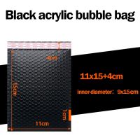 50Pcs Black Poly Bubble Mailers Padded Envelopes Bulk Bubble Lined Wrap Polymailer Bags for Shipping Packaging Maile Self Seal