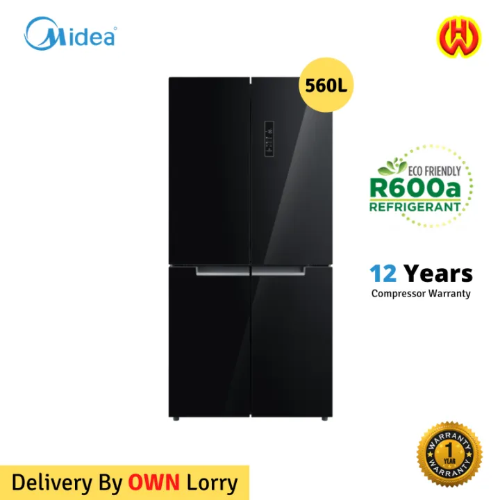Midea 560L 4 Doors Inverter Refrigerator Side by Side French Door No