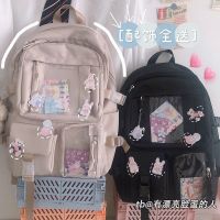 Big capacity high school student schoolbag female Korean cartoon Junior High School Student Backpack