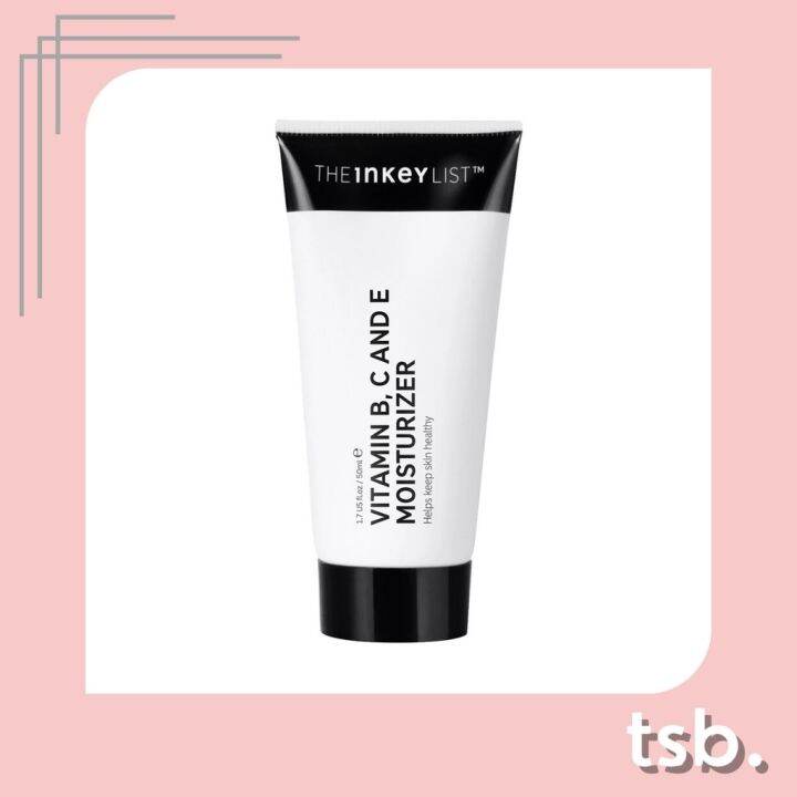 THE INKEY LIST Vitamin B C and E Moisturizer Lazada PH