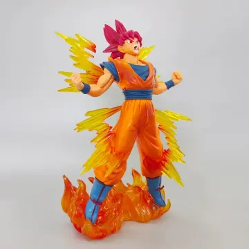 Hot Dragon Ball Son Goku Super Saiyan Anime Figure 22cm Goku DBZ Action  Figure Model Gifts Collectible Figurines for Kids