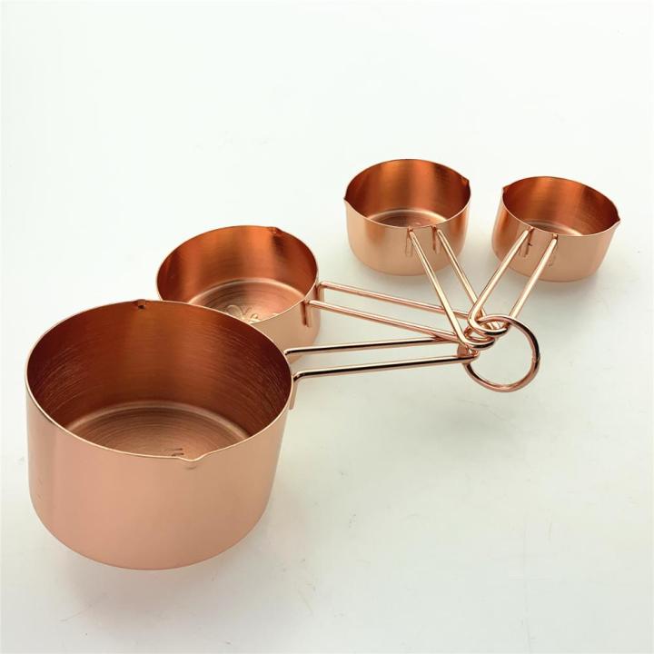 solid-wood-copper-plated-8-piece-measuring-cup-measuring-spoon-set-wooden-handle-set-measuring-cup-measuring-spoon-baking-kit