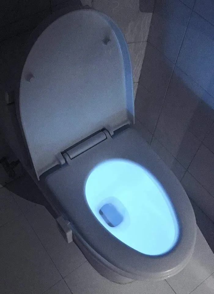 Intelligent RGB Motion Activated Toilet Light With Options, PIR