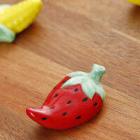 Holder Chinese Household Vegetables Fruits Chopstick Pen Holder Ceramic Chopstick Pillow Chopstick Ornament