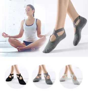 Yoga Socks for Women Girls Workout Socks Toeless Training Dance Leg Warmers  (Black) at  Women's Clothing store
