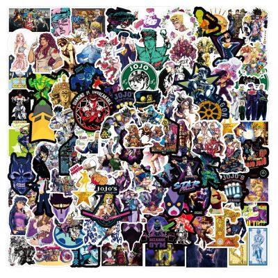 【LZ】◑  10/30/50/100pcs JoJo Bizarro Aventura Adesivos Laptop Phone Case Viagem Bagagem Frigorífico Adesivo Do Carro Graffiti Anime Vinil Decalques