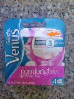 Gillette Venus ComfortGlide White Tea Womens Razor Blades, 4 Refills