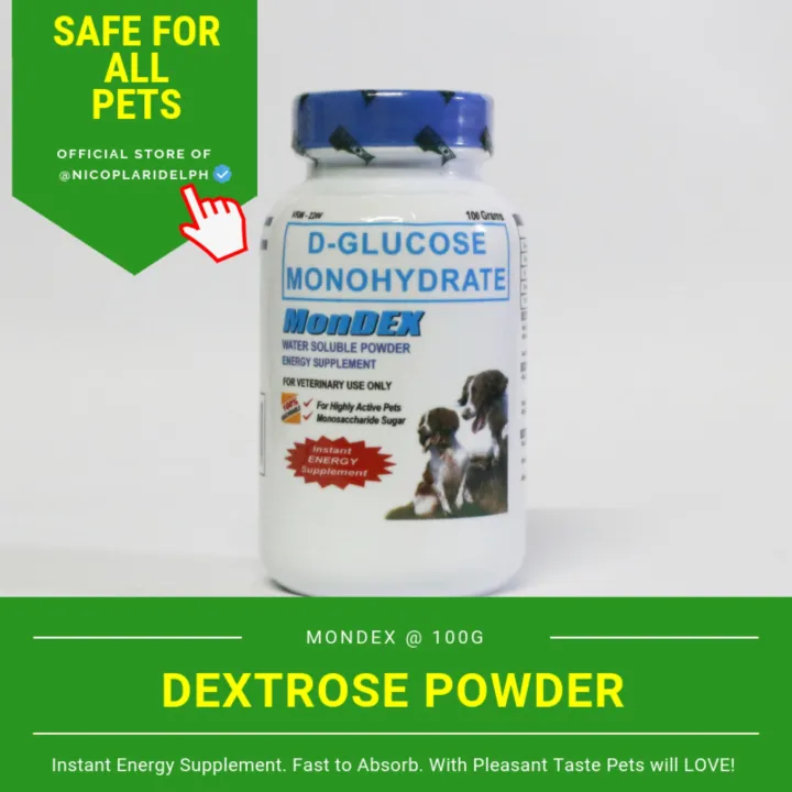 MonDEX Dextrose Powder for dogs and cats (100g) Lazada PH