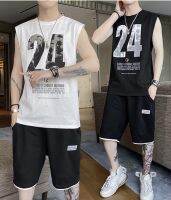 เสื้อยืดคอกลมแขนกุดOver sizeตัวใหญ่มากใส่เย็นสบาย สไตล์สตรีท แฟชั่นฤดูร้อน Street Sleeveless Oversized