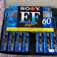 EF60 Blank Audio Recording Cassette Tape 60นาทีปิดผนึก (เดี่ยว)