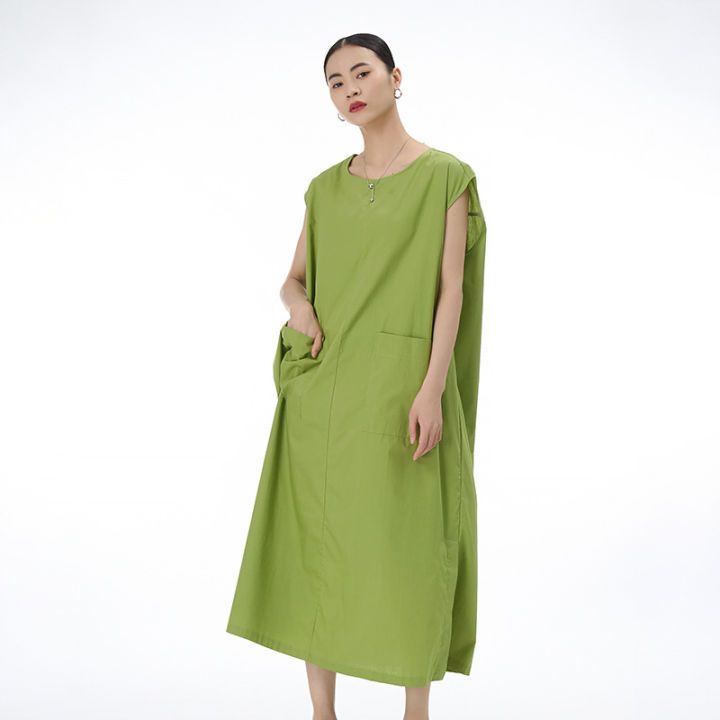 xitao-dress-temperament-women-sleeveless-tanks-dress