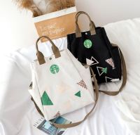 พร้อมส่ง❤ กระเป๋าสตาร์บัค STARBUCKS tote กระเป๋าผ้าแคนวาส กระเป๋าผ้า กระเป๋าสะพาย กระเป๋าแฟชั่น กระเป๋าผู้หญิง มี 2 สี