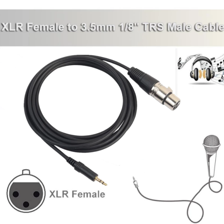 สายต่อไมค์โครโฟน-microphone-cable-3pin-female-to-6-35mm-มีความยาว-3-5-เมตร-อย่างดี-สายหนา