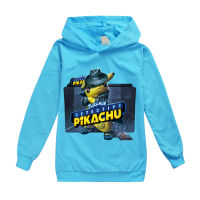 Pikachu เสื้อฮู้ดเด็กผู้ชายเด็กผู้หญิงแขนยาว,เสื้อสเวตเตอร์มีฮู้ด H990เสื้อผ้าเด็กเสื้อกีฬาลำลอง H990