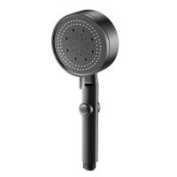 ijg181 Air-pressurized shower head Black Warrior adjustable shower head for home dormitory bathroom Internet celebrity anti-fall