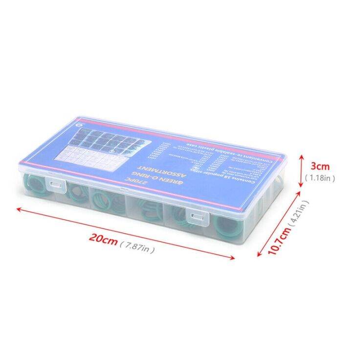 hot-lozklhwklghwh-576-ร้อน-w-270ชิ้นรถ-a-c-ระบบยาง-o-แหวนปะเก็น18ขนาดแหวนปิดผนึกชุดสำหรับรถ-a-c-ระบบ-r134a-เครื่องปรับอากาศปะเก็นเครื่องซักผ้าชุด