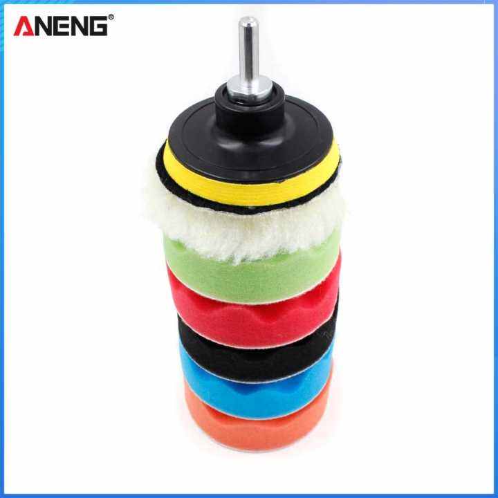 【ANENG】8pcs/Set Car Polishing Disc Buffing Waxing Sponge Car Polisher